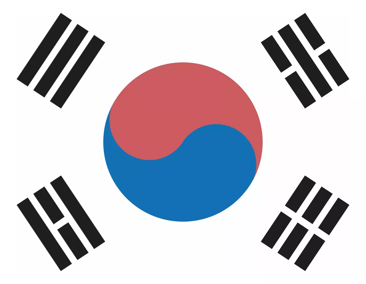 Primeira imagem para pesquisa de bandeira da coreia do sul