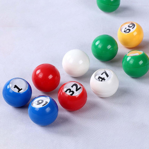 30 Bolas De Bingo, Suministros Duraderos, Bolas De Rifa Para