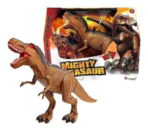 Imagen 4 de 7 de Dinosaurio T Rex Luz Sonido Move Original Pce 80046 Bigshop