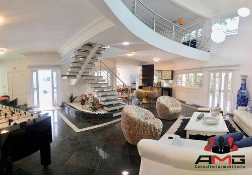 Imagem 4 de 30 de Casa Com 6 Dormitórios À Venda, 600 M² Por R$ 4.800.000,00 - Hanga Roa - Bertioga/sp - Ca0280