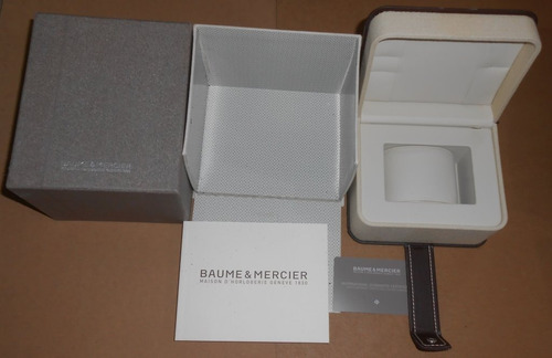 Estuche Con Caja Para Reloj Baume & Mercier 