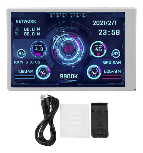 Mini Monitor, Pantalla De 3.5 Pulgadas, Usb Tipo C, Ips, Vis