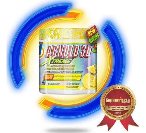 Pré Treino Arnold 3d Xtreme - (150g) - Arnold Nutrition Sabor Abacaxi