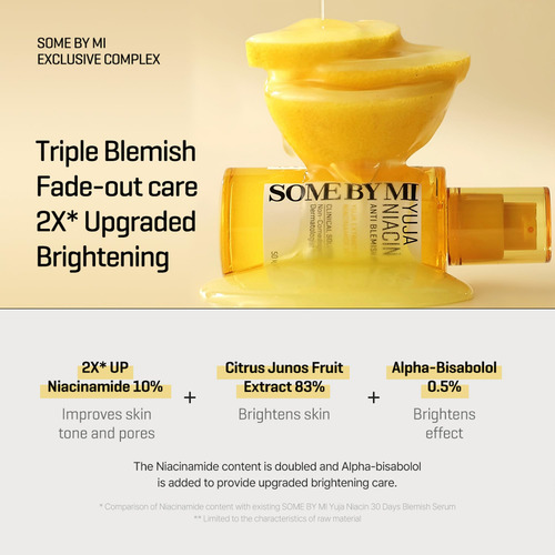 Sérum Some By Mi Yuja Niacina Anti Manchas 50 Ml Com 10% De