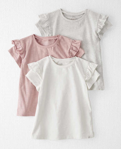 Remeras X 3un Carters Little Planet Algodon Orgánico T 5t