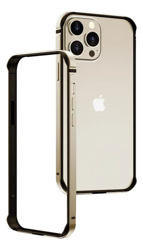 *. Capa Com Estrutura Metálica Para iPhone 15 Pro Max 14 13