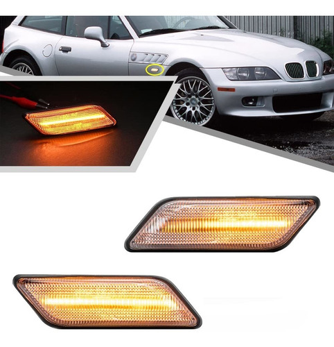 2 Luz Led Marcador Lateral Dinamica Para Bmw Z3 E36 Coupe