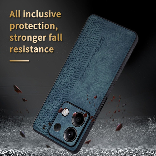 For Xiaomi Redmi Note 13 5g Cubic Print Slim Hard Back Case