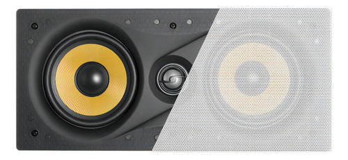 2e R-55 Caixa Acústica Retangular De Embutir 50w (un) Cor Branco