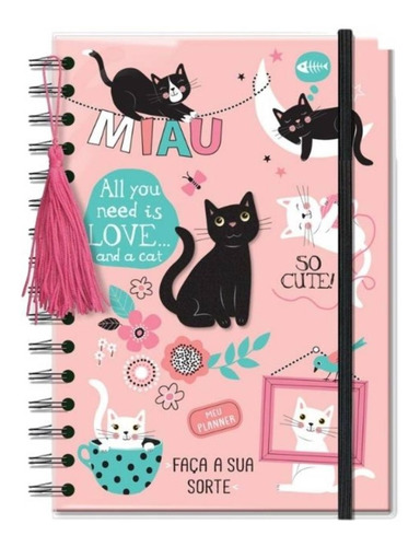 Planner Permanente Médio - Gatos