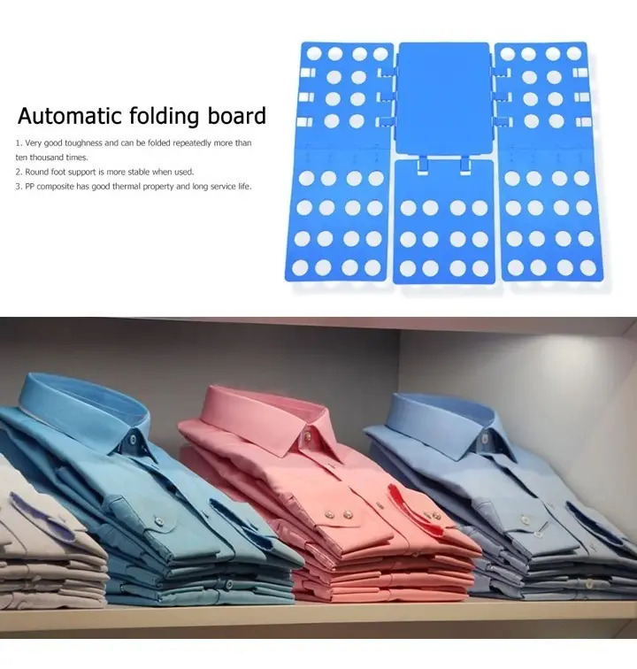 Tabla Plegable Para Doblar Ropa - Organizador De Camisas Y Prendas, Ideal Para Casa Y Viajes
