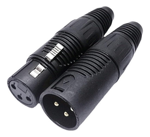 Zyamy 4 Pares Conector De Micrófono De Audio De 3 Pines Xlr,