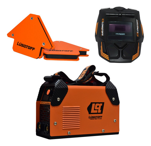 Imagen 3 de 10 de Mega Kit Soldador Lüsqtoff Megairon180-9 Inverter Accesorios