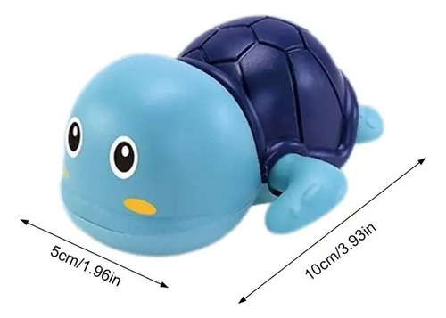 Juguete De Baño Acuático For Bebé Blue Turtle (paquete)