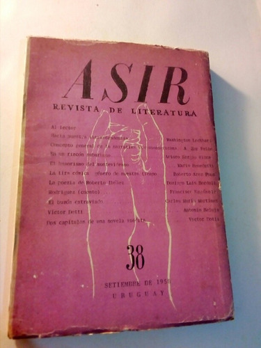 Revista Asir, Número 38, Setiembre 1958