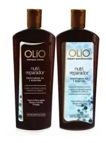 Kit Shampoo + Balsamo Nutri Reparador Olio X420ml