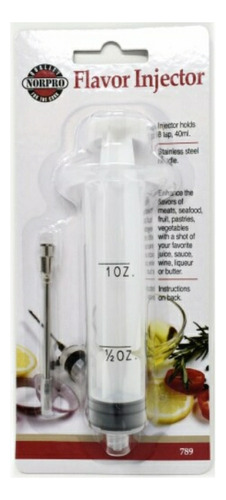 Jeringa Inyector De Sabor Marca Norpro Para Carnes.