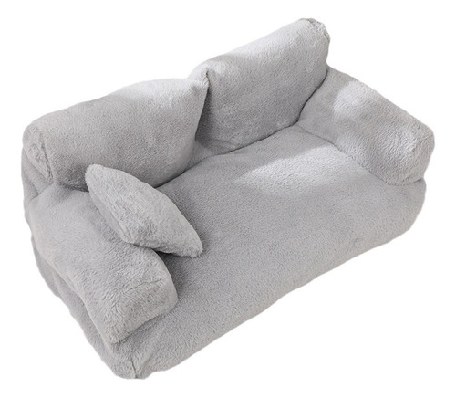 Cama Para Mascotas, Sofá Cama Para Gatos De Gris Claro L