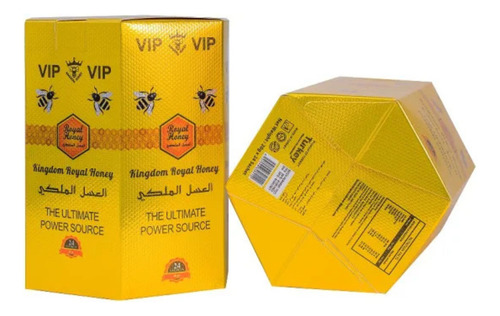 12 Sobres De Miel Royal Honey Vip De La Caja Hexagonal Turca