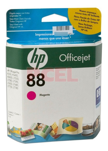 Recarga Cartucho Tinta Hp 88 Original