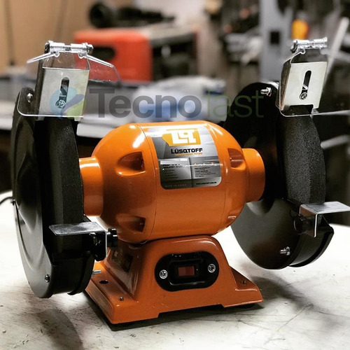 Amoladora De Banco 375w Lusqtoff Ab-375 + Cepillo De Regalo