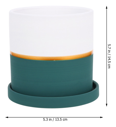 Maceta Decorativa De Cerámica