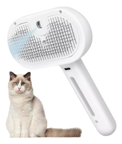 Cepillo Vaporizador Gatos Perros Peine Para Mascotas