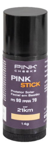 Pink Stick Fps90 Protetor Solar Com Cor 21km 14g Pink Cheeks