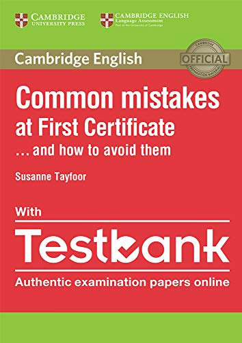 Libro Common Mistakes At First Certificate And How To De Vva