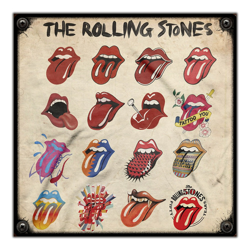 #34 - Cuadro Decorativo Vintage / The Rolling Stones