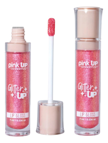 Lip Gloss Brillo Hidratante Para Labios Glitter Up Pink Up®