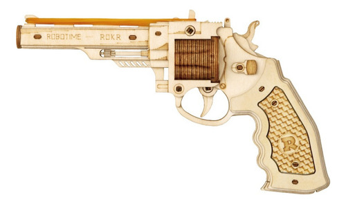 Envío Gratuito Rompecabezas 3d De Pistola De Madera Diy