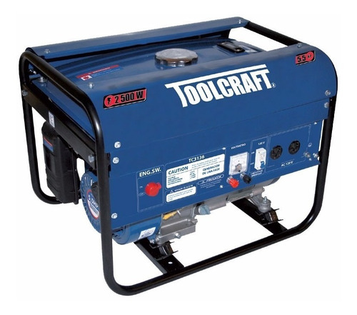 Generador De Luz 2500w 5.5hp Tc3136 Toolcraft