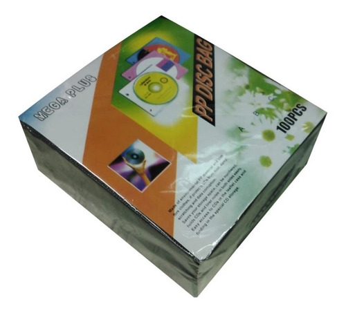 Funda Sobre En Felpa Para Cd / Dvd Paquete 100 U.