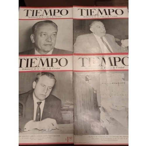 Revista Tiempo Lote De Cuatro  Ejemplares 