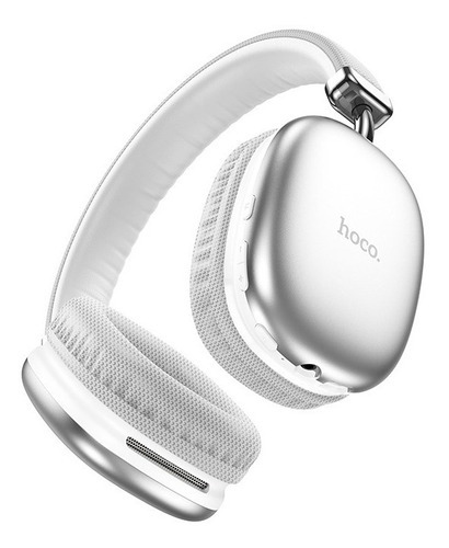 Fones de ouvido sem fio com faixa de cabeça Bluetooth 5.3/tf-card/aux Silver Color