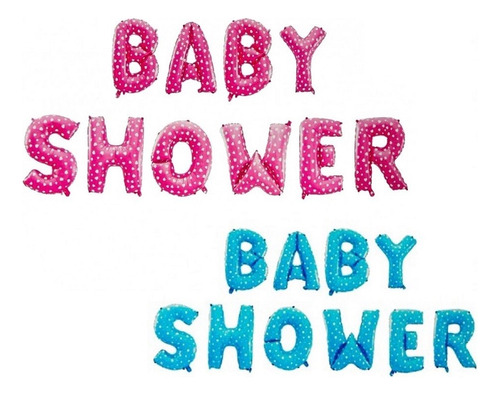 Globos Baby Shower Letras Decoración Para Fiesta Celebración