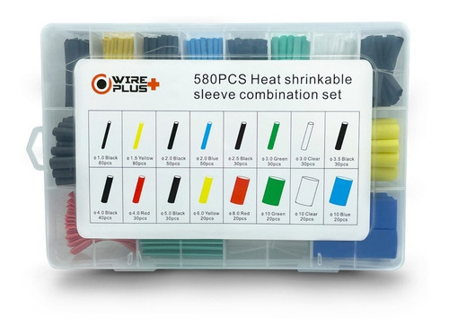 Imagen 2 de 2 de Kit De Termoencogible 580 Piezas Electricidad Tienda Fisica