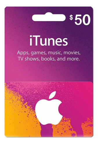 Itunes 50 Dólares Código Apple iPhone iPad Mac / Gift Card