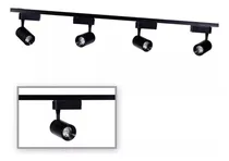 Comprar Kit De Iluminación Riel 1 Metro Ajustable 4 Lámparas