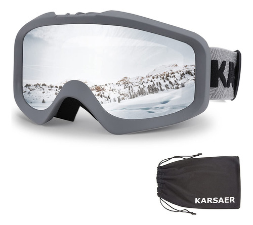 Karsaer Gafas De Esquí Antivaho Otg 100% Protección Uv, G.