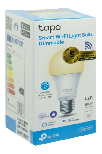 P Foco Tp-link Tapo L510e Smart Light Bulb Led Wi-fi Alexa G