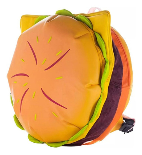 Elegante Mochila Con Hamburguesa Con Queso, Cantidad De Colo