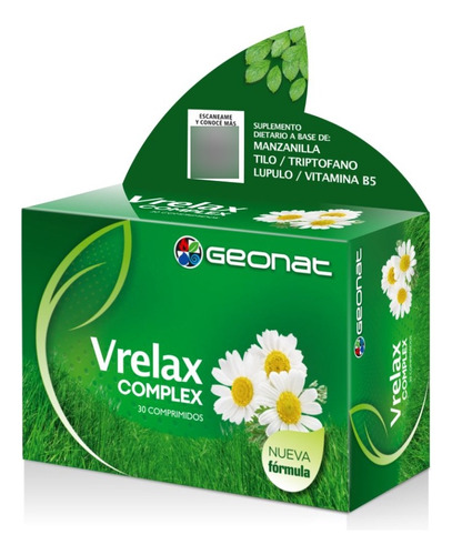 Combo X5 Vrelax (30 Comp) - Geonat