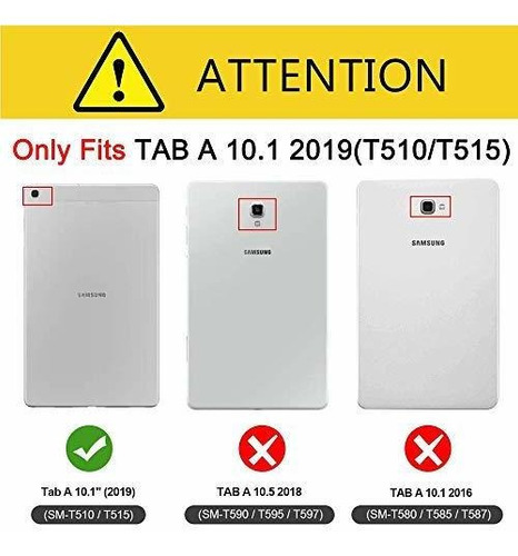 Galaxy Tab A 10.1 2019 Case Con Protector De Kfy3u