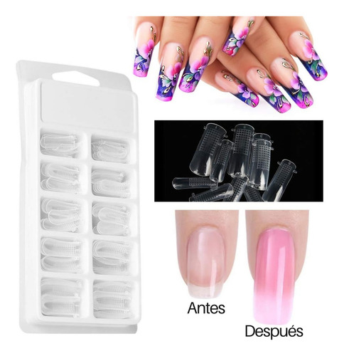 Set Accesorios De Uñas De Polygel Para Manicura Tips Pinzas