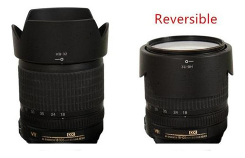 Hh Capucha Para Lente Hb-32 Compatible Con Nikon Dx Af-s
