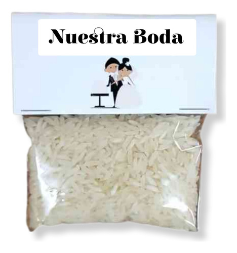 Souvenir Bolsita De Arroz Para Boda X2