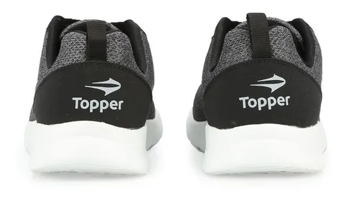 Zapatilla negra topper ultra light store