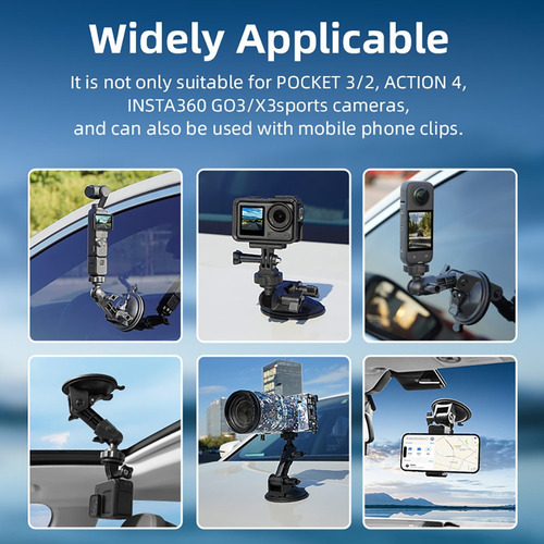 Soporte Con Ventosa Para Cámara De Acción Dji Osmo Pocket 3